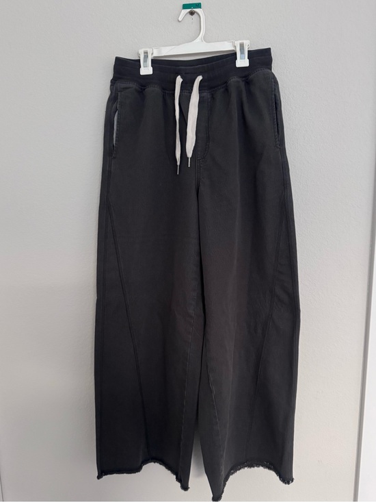 aerie Pants - Aerie Soft Landing Wide Leg Trouser Black